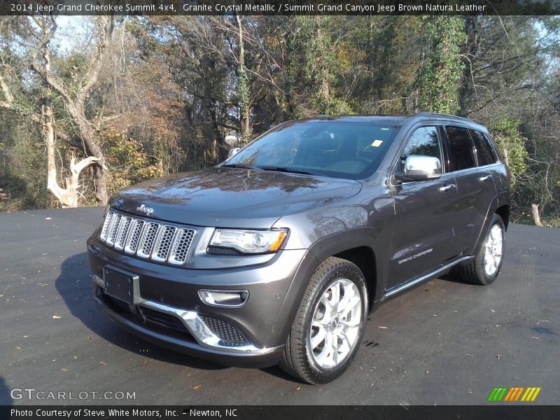 Granite Crystal Metallic / Summit Grand Canyon Jeep Brown Natura Leather 2014 Jeep Grand Cherokee Summit 4x4