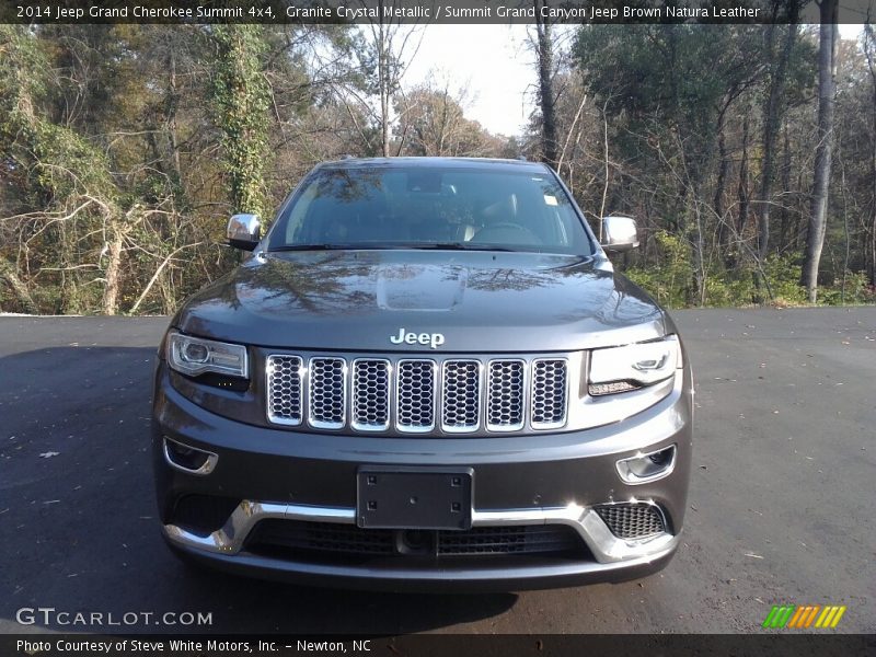 Granite Crystal Metallic / Summit Grand Canyon Jeep Brown Natura Leather 2014 Jeep Grand Cherokee Summit 4x4