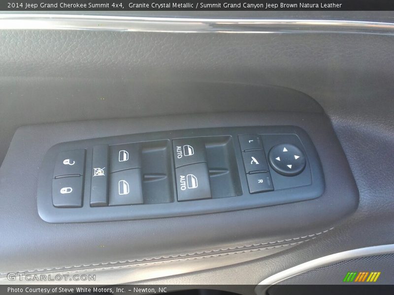 Granite Crystal Metallic / Summit Grand Canyon Jeep Brown Natura Leather 2014 Jeep Grand Cherokee Summit 4x4