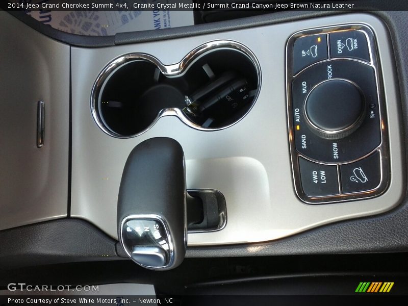 Granite Crystal Metallic / Summit Grand Canyon Jeep Brown Natura Leather 2014 Jeep Grand Cherokee Summit 4x4