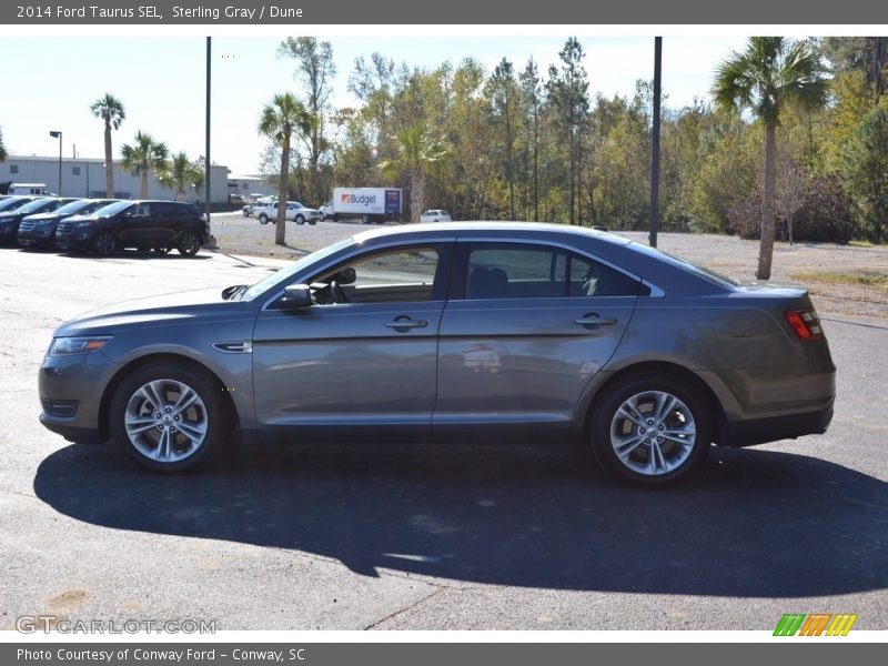 Sterling Gray / Dune 2014 Ford Taurus SEL