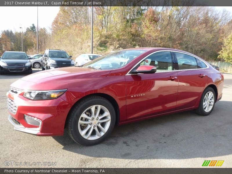 Cajun Red Tintcoat / Jet Black 2017 Chevrolet Malibu LT