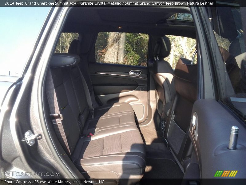 Granite Crystal Metallic / Summit Grand Canyon Jeep Brown Natura Leather 2014 Jeep Grand Cherokee Summit 4x4
