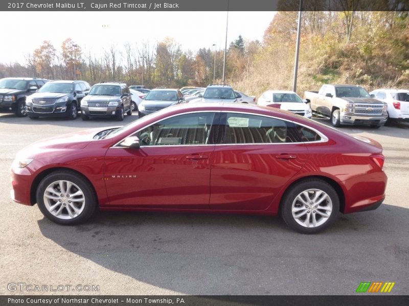 Cajun Red Tintcoat / Jet Black 2017 Chevrolet Malibu LT