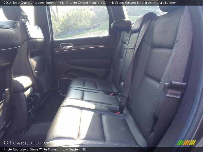 Granite Crystal Metallic / Summit Grand Canyon Jeep Brown Natura Leather 2014 Jeep Grand Cherokee Summit 4x4