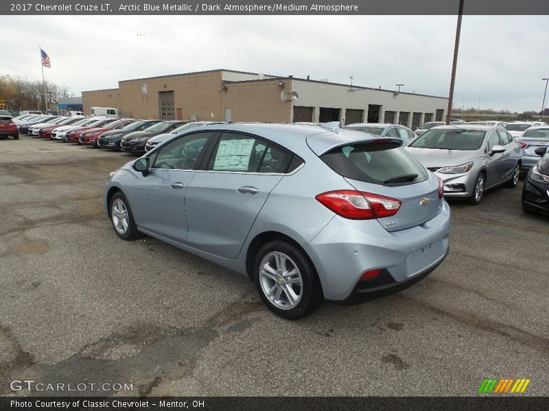 Arctic Blue Metallic / Dark Atmosphere/Medium Atmosphere 2017 Chevrolet Cruze LT