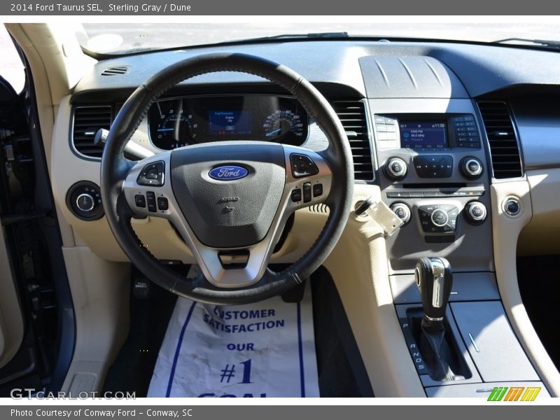 Sterling Gray / Dune 2014 Ford Taurus SEL