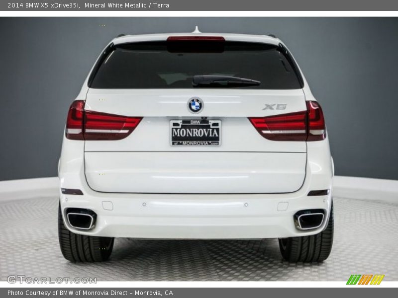 Mineral White Metallic / Terra 2014 BMW X5 xDrive35i