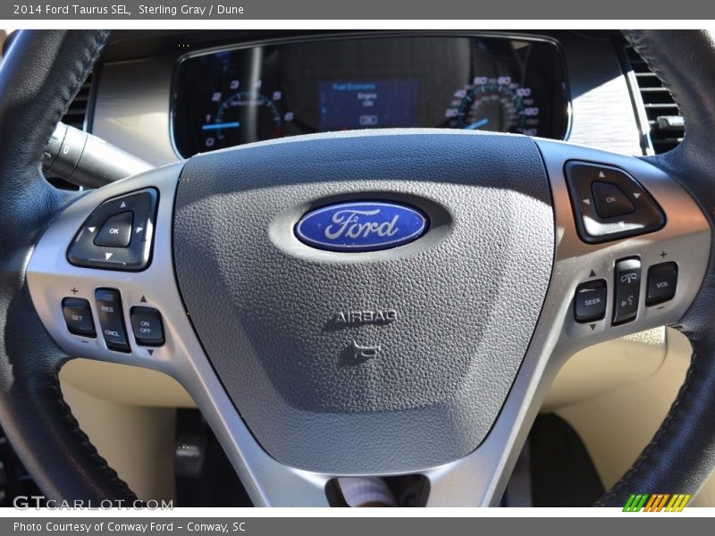 Sterling Gray / Dune 2014 Ford Taurus SEL