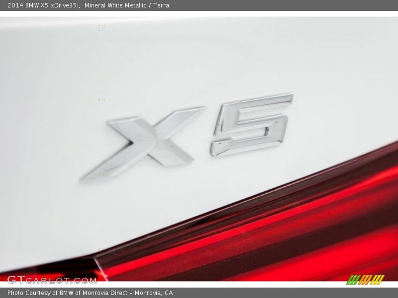 Mineral White Metallic / Terra 2014 BMW X5 xDrive35i