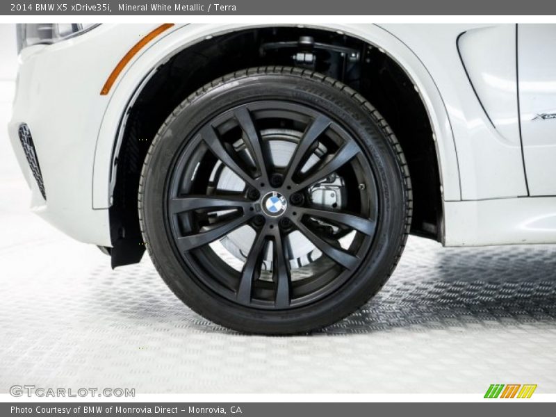 Mineral White Metallic / Terra 2014 BMW X5 xDrive35i