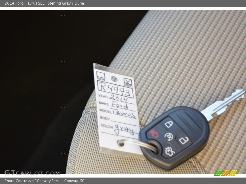 Sterling Gray / Dune 2014 Ford Taurus SEL