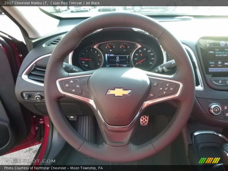 Cajun Red Tintcoat / Jet Black 2017 Chevrolet Malibu LT