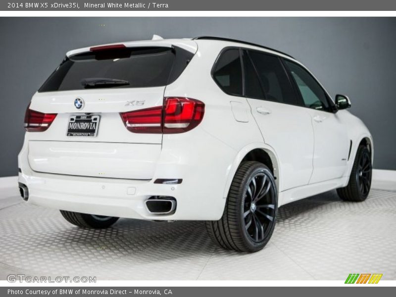 Mineral White Metallic / Terra 2014 BMW X5 xDrive35i