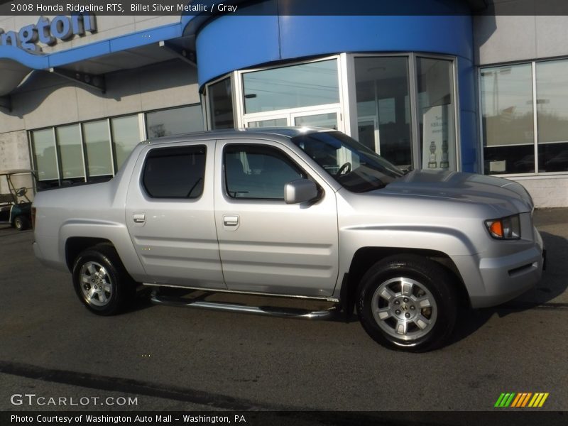 Billet Silver Metallic / Gray 2008 Honda Ridgeline RTS