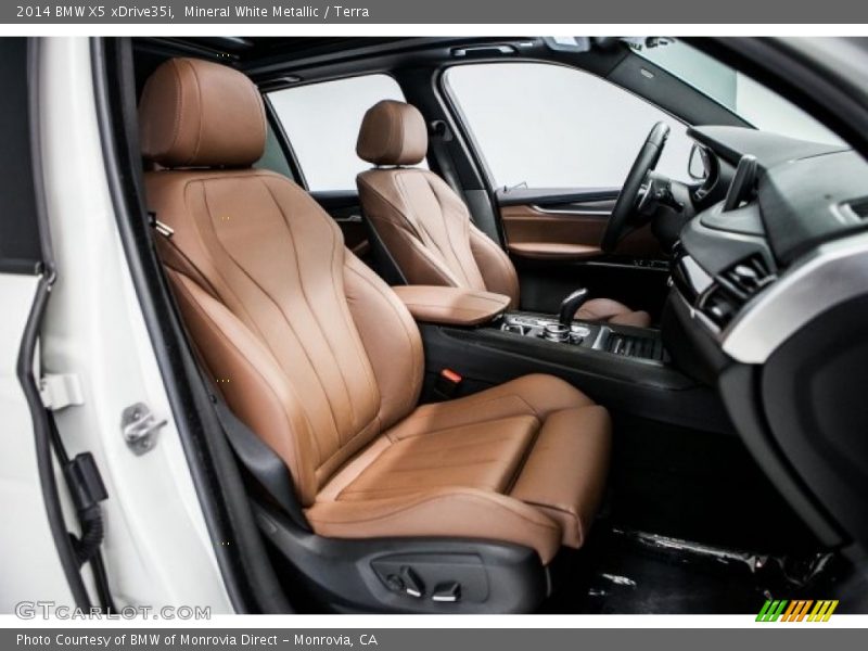 Mineral White Metallic / Terra 2014 BMW X5 xDrive35i