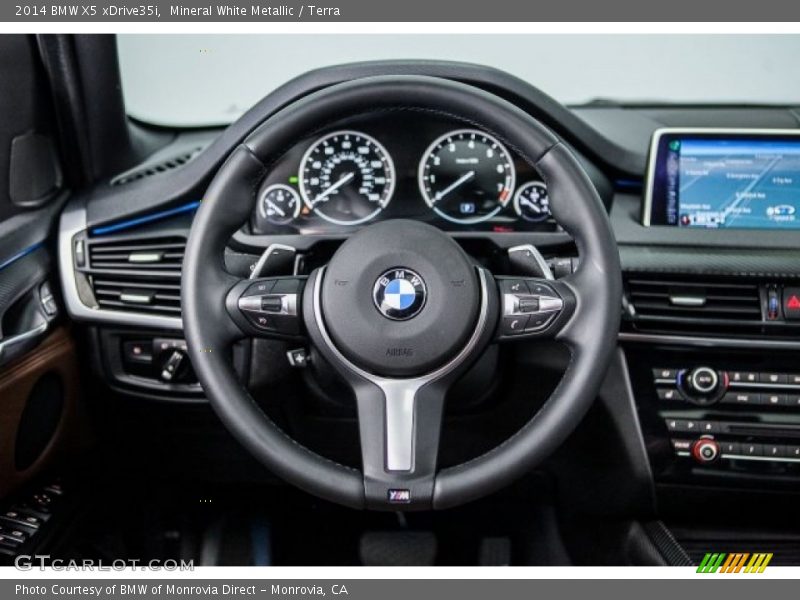 Mineral White Metallic / Terra 2014 BMW X5 xDrive35i