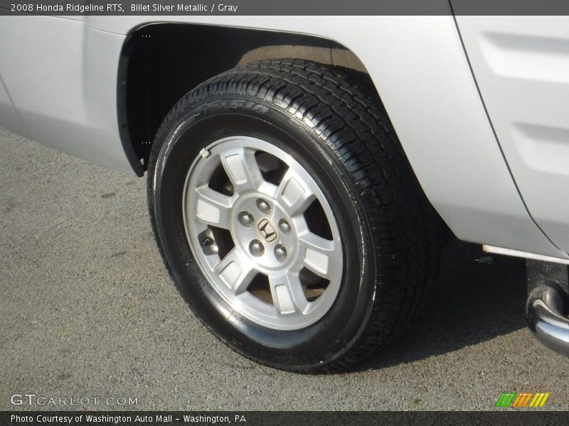 Billet Silver Metallic / Gray 2008 Honda Ridgeline RTS