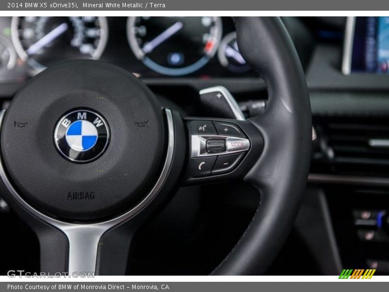Mineral White Metallic / Terra 2014 BMW X5 xDrive35i