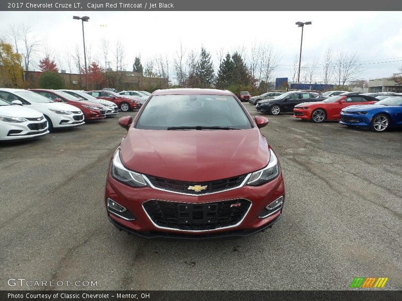 Cajun Red Tintcoat / Jet Black 2017 Chevrolet Cruze LT
