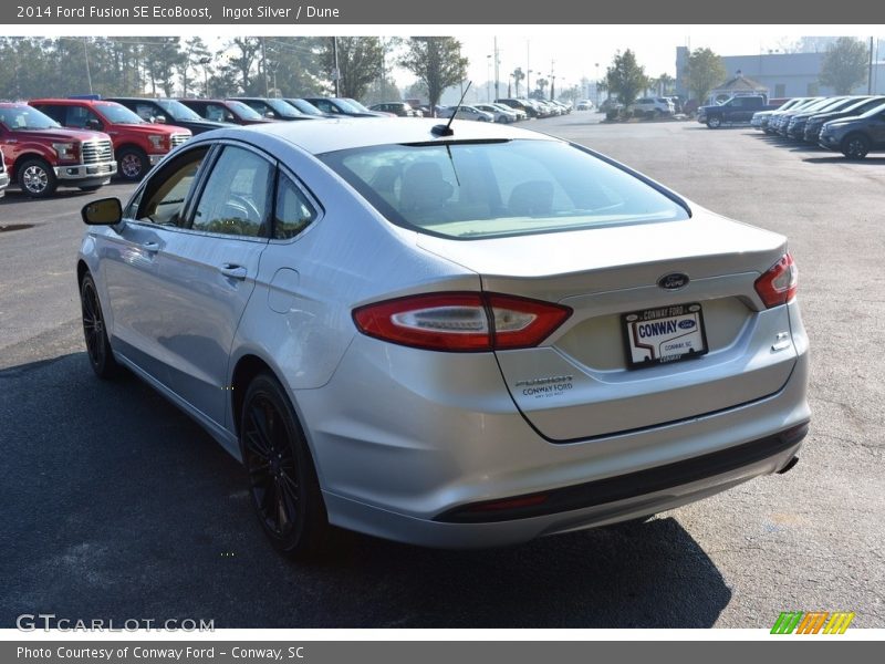 Ingot Silver / Dune 2014 Ford Fusion SE EcoBoost
