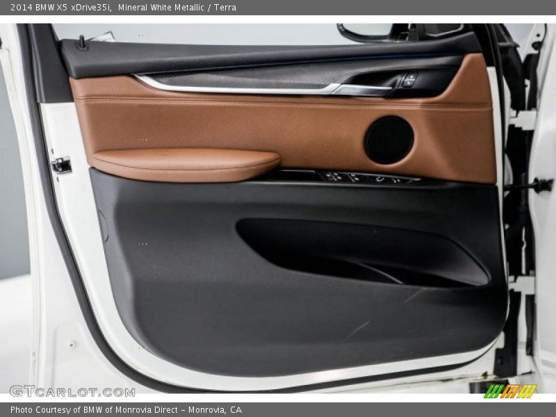 Mineral White Metallic / Terra 2014 BMW X5 xDrive35i