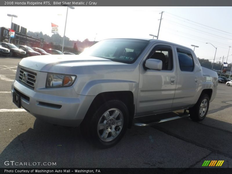 Billet Silver Metallic / Gray 2008 Honda Ridgeline RTS