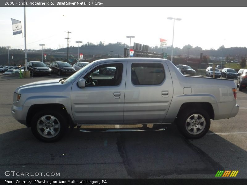 Billet Silver Metallic / Gray 2008 Honda Ridgeline RTS