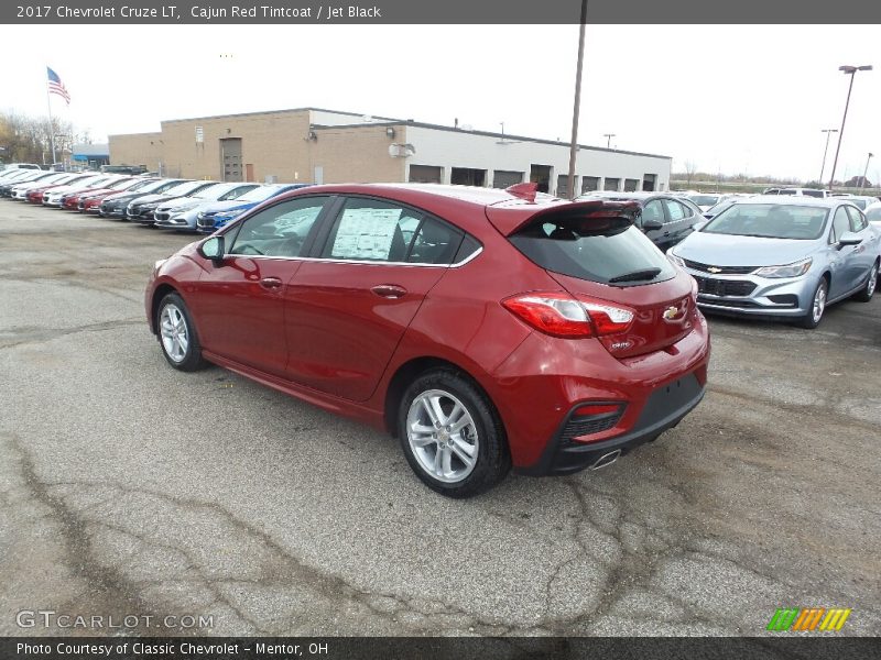 Cajun Red Tintcoat / Jet Black 2017 Chevrolet Cruze LT