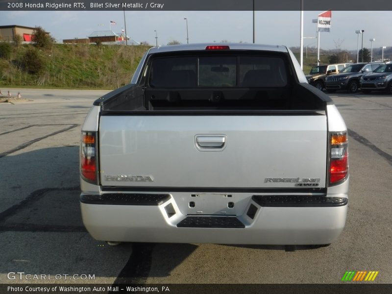 Billet Silver Metallic / Gray 2008 Honda Ridgeline RTS