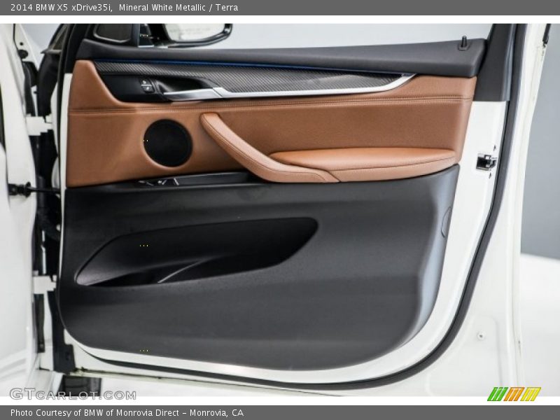 Mineral White Metallic / Terra 2014 BMW X5 xDrive35i