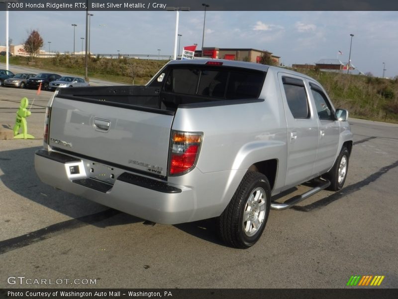 Billet Silver Metallic / Gray 2008 Honda Ridgeline RTS