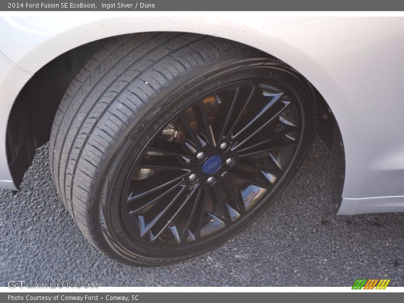 Ingot Silver / Dune 2014 Ford Fusion SE EcoBoost