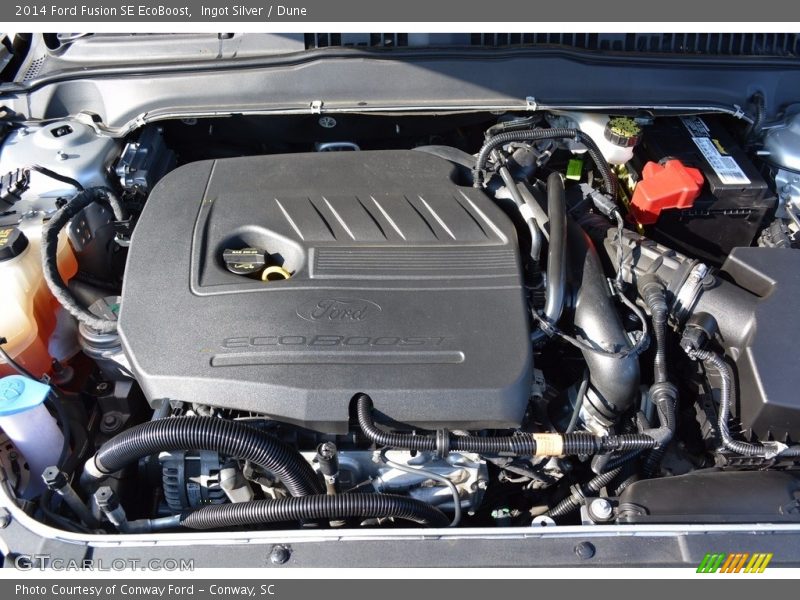 Ingot Silver / Dune 2014 Ford Fusion SE EcoBoost
