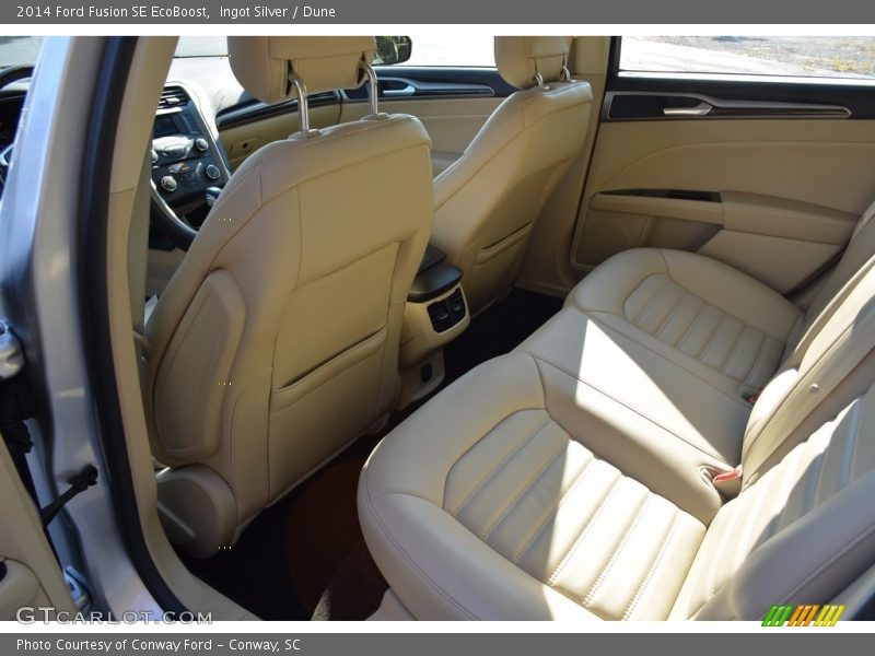 Ingot Silver / Dune 2014 Ford Fusion SE EcoBoost