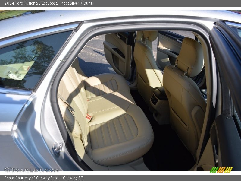 Ingot Silver / Dune 2014 Ford Fusion SE EcoBoost