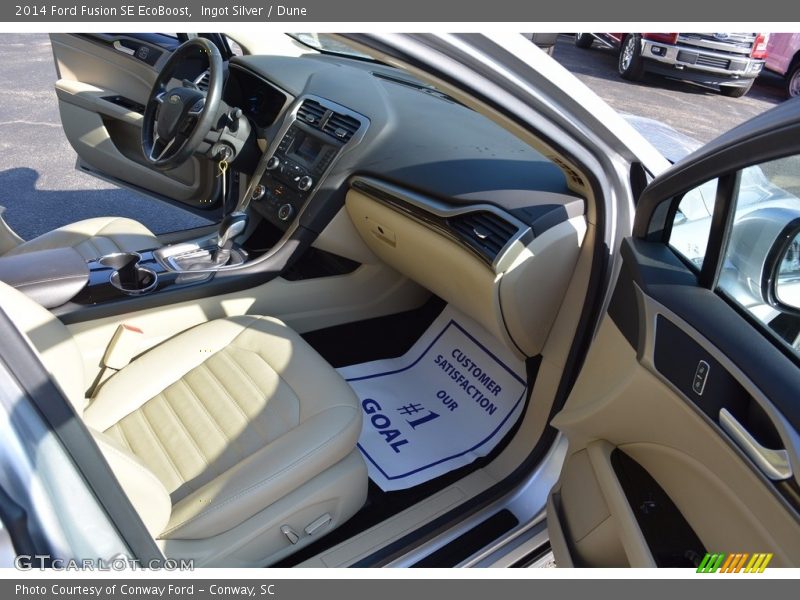 Ingot Silver / Dune 2014 Ford Fusion SE EcoBoost