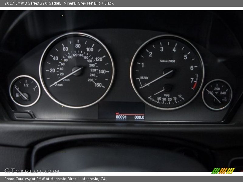  2017 3 Series 320i Sedan 320i Sedan Gauges