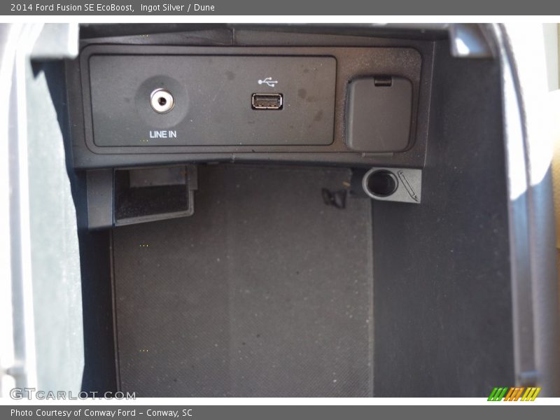 Ingot Silver / Dune 2014 Ford Fusion SE EcoBoost