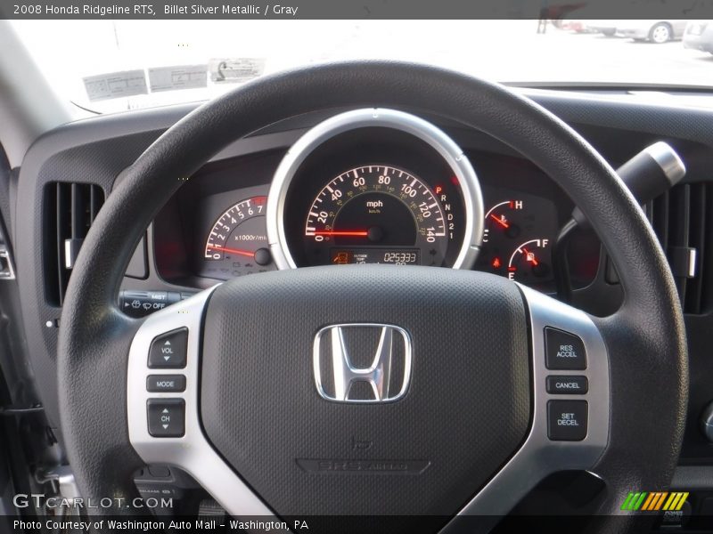 Billet Silver Metallic / Gray 2008 Honda Ridgeline RTS