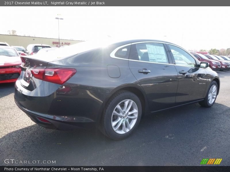 Nightfall Gray Metallic / Jet Black 2017 Chevrolet Malibu LT