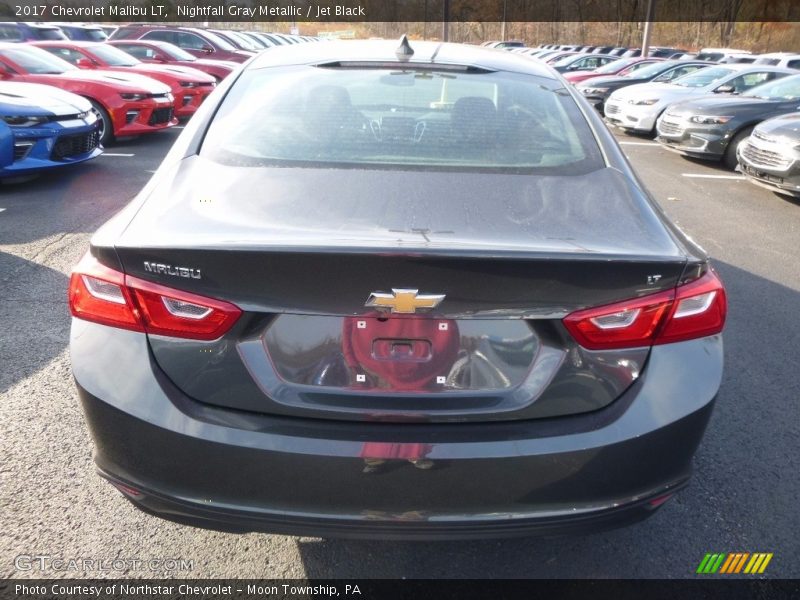 Nightfall Gray Metallic / Jet Black 2017 Chevrolet Malibu LT