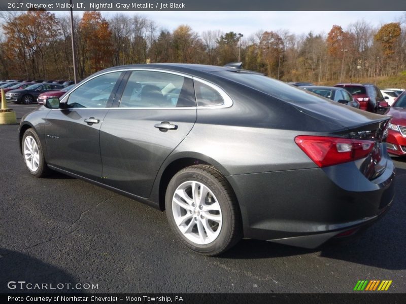 Nightfall Gray Metallic / Jet Black 2017 Chevrolet Malibu LT