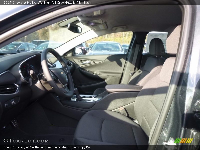 Nightfall Gray Metallic / Jet Black 2017 Chevrolet Malibu LT