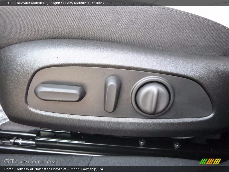 Nightfall Gray Metallic / Jet Black 2017 Chevrolet Malibu LT
