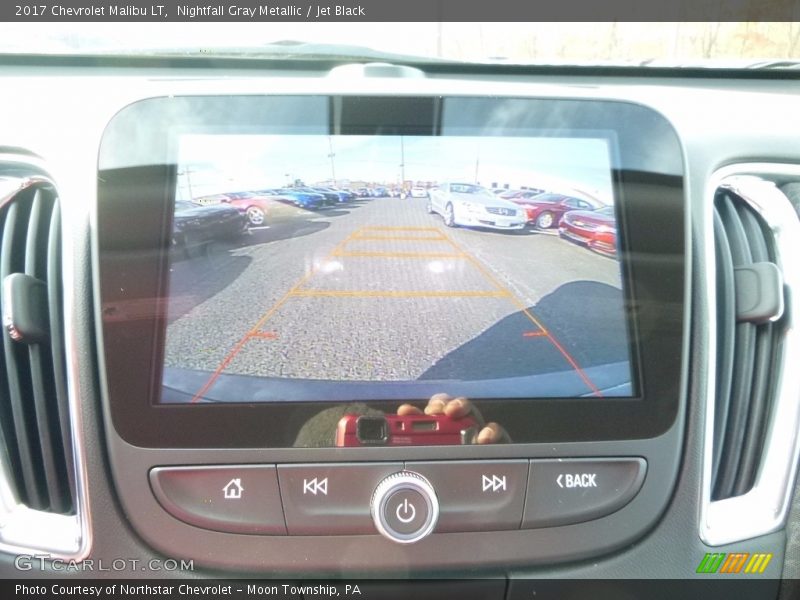 Nightfall Gray Metallic / Jet Black 2017 Chevrolet Malibu LT