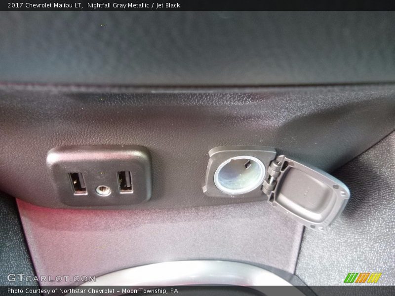 Nightfall Gray Metallic / Jet Black 2017 Chevrolet Malibu LT