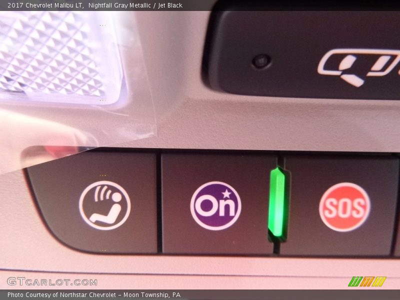 Nightfall Gray Metallic / Jet Black 2017 Chevrolet Malibu LT