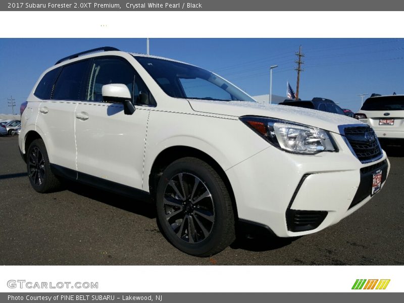 Crystal White Pearl / Black 2017 Subaru Forester 2.0XT Premium