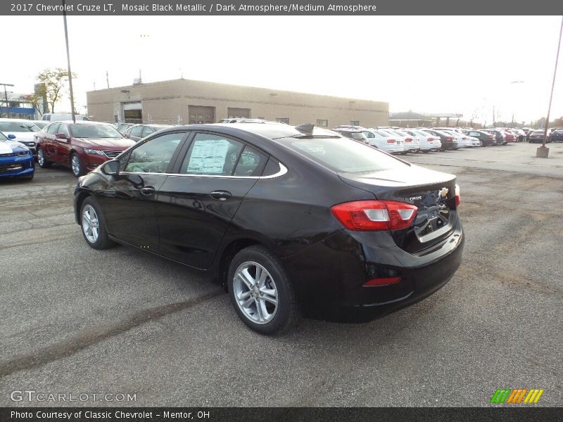 Mosaic Black Metallic / Dark Atmosphere/Medium Atmosphere 2017 Chevrolet Cruze LT